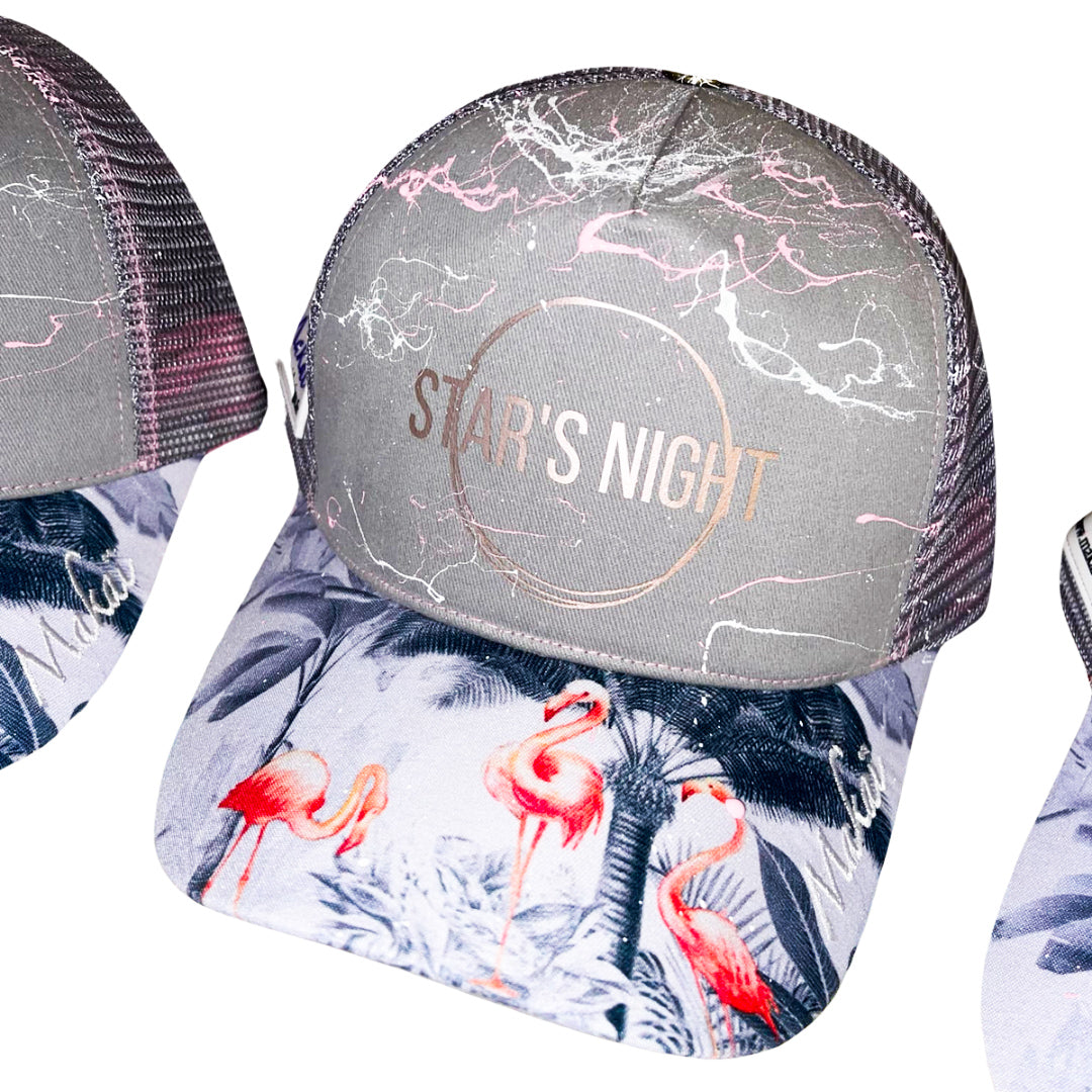 Casquettes Star's Night Gris rose
